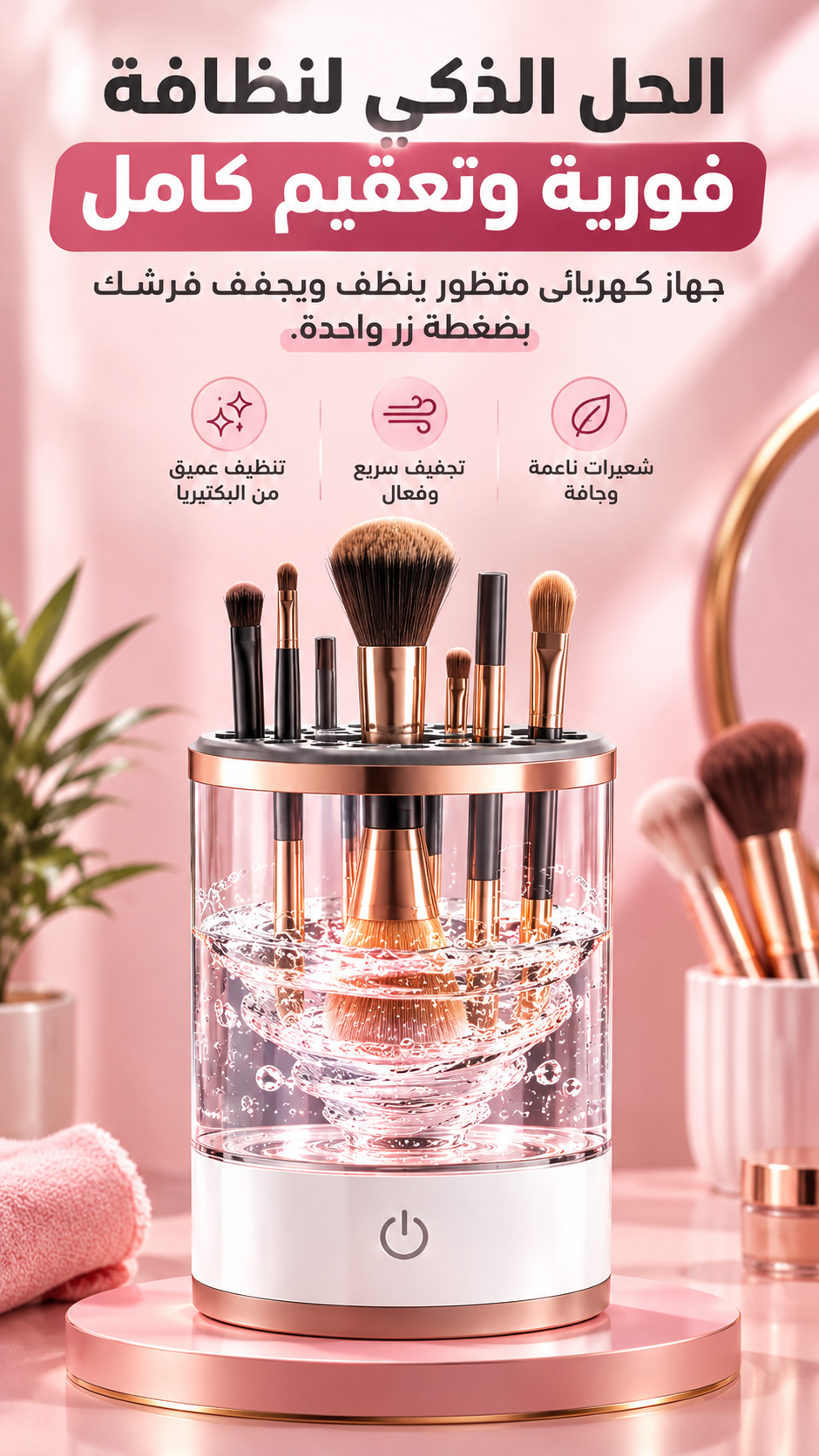 منظف فرش المكياج-Makeup brush cleaner